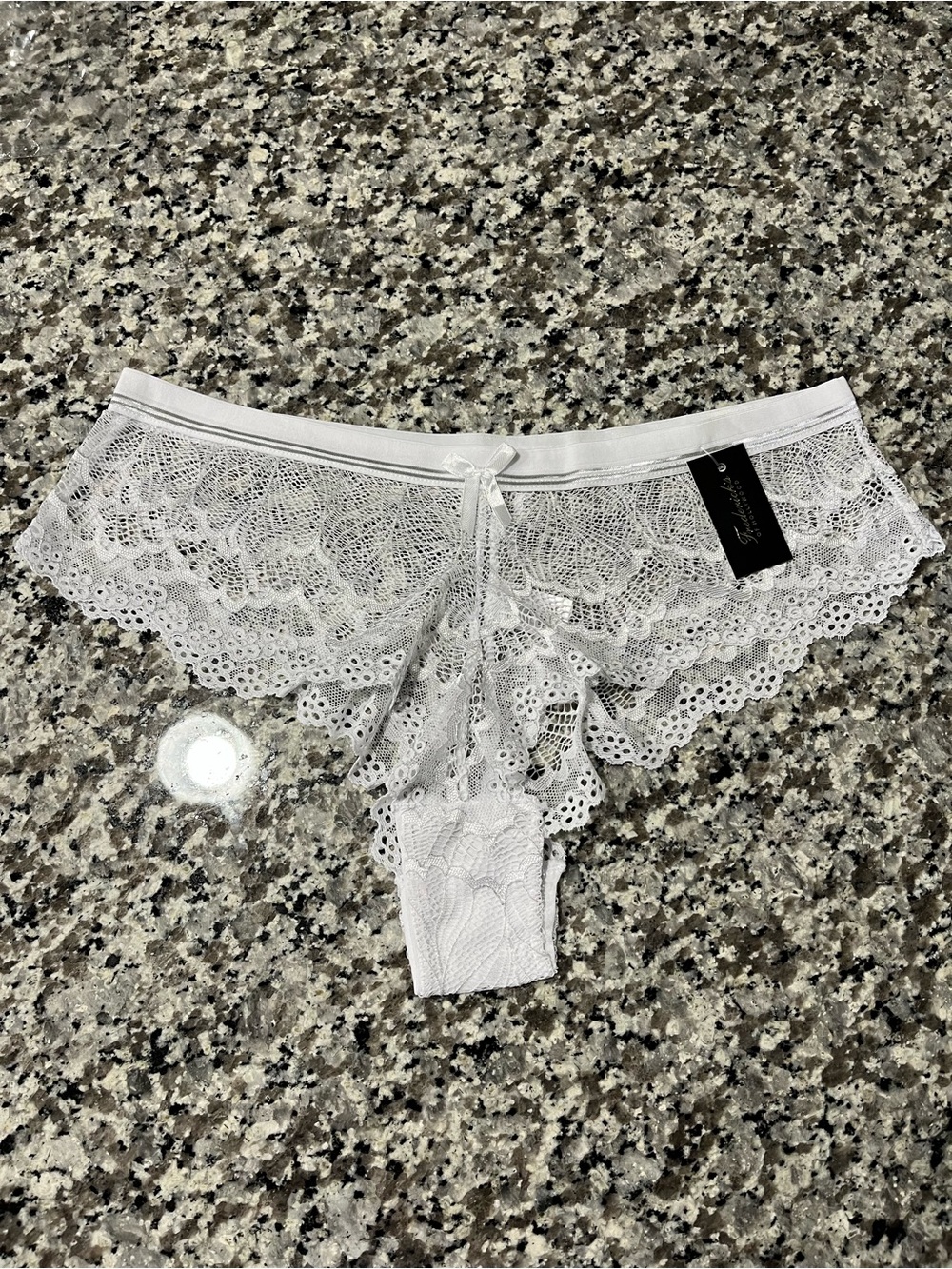 Frederick’s of Hollywood Panty 1X White Lace